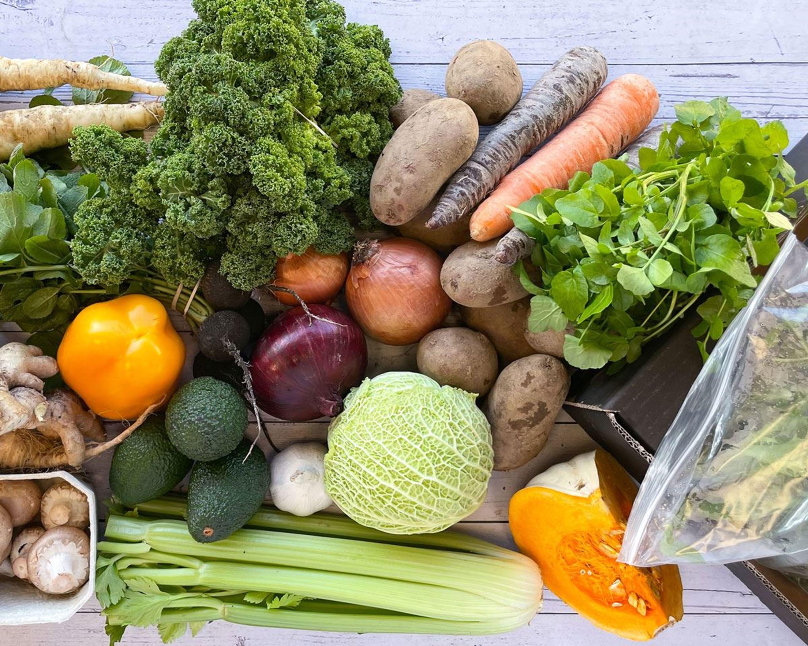 Low income subsidised CSA Food Boxes